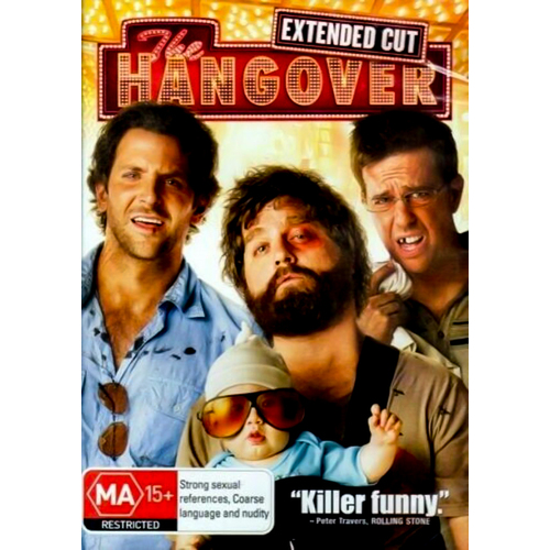 THE HANGOVER: EXTENDED UNCUT DVD Preowned: Disc Excellent