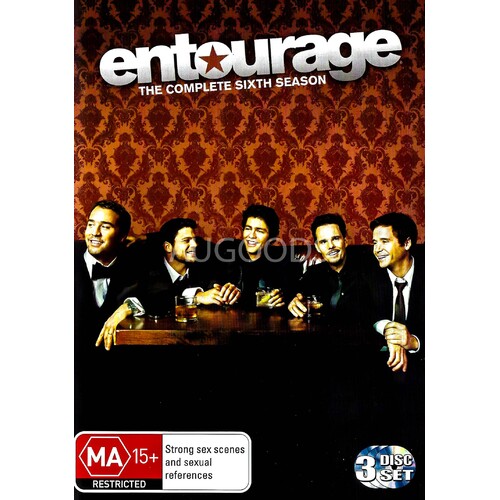 entourage The Complete Sixth Season DVD Preowned: Disc Excellent