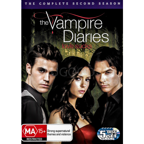 VAMPIRE DIARIES LOVE SUCKS: SEASON 2 - Preowned DVD Excellent Condition Series Rare Aus Stock 