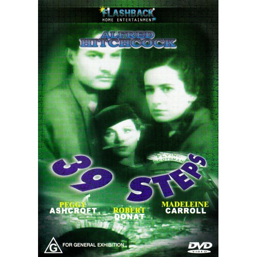 Alfred Hitchcock 39 Steps DVD Preowned: Disc Excellent