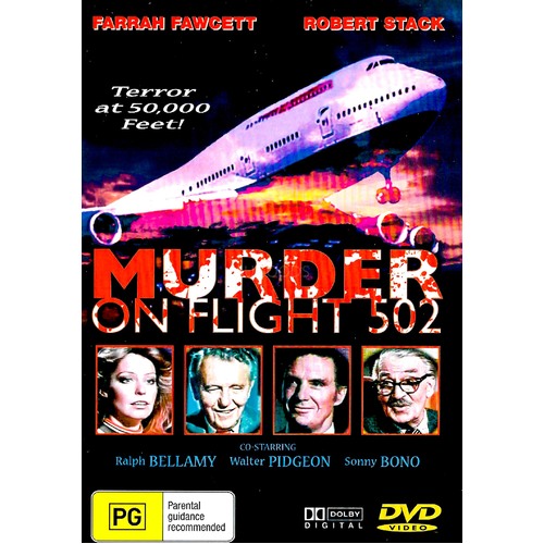 Murder On Flight 502 -Farrah Fawcett Robert Stack DVD Preowned: Disc Excellent