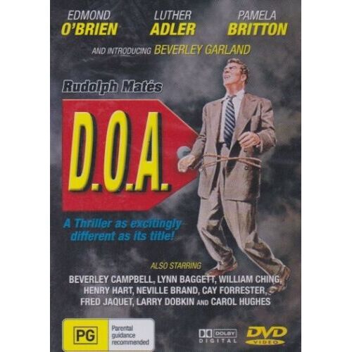 D.O.A. Edmond O&#39;Brien Pamela Britton Luther Adler DVD Preowned: Disc Excellent