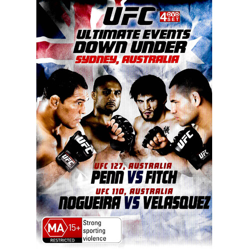 UFC Ultimate Events Down Under Sydney, Australia -DVD Series Rare Aus Stock 