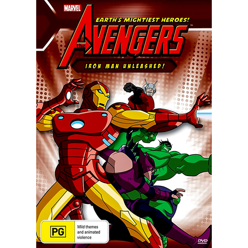 The Avengers Earth&#39;s Mightiest Heroes! - Iron Man Unleashed! (Marvel) DVD Preowned: Disc Excellent