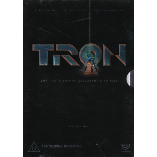 TRON 20TH ANNIV COLLECTORS EDITION DVD Preowned: Disc Excellent