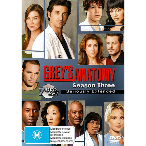 Grey&#39;s Anatomy: Season 3 DVD Preowned: Disc Excellent