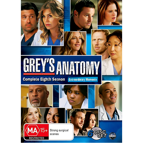 Grey&#39;s Anatomy: Season 8 DVD Preowned: Disc Excellent