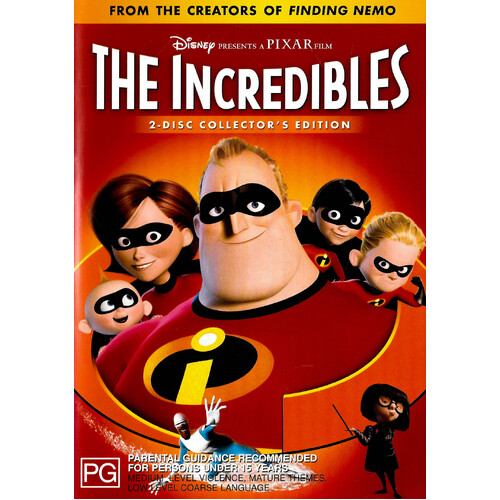 The Incredibles - Collector&#39;s Edition Bonus Disc -Rare Preowned DVD Excellent Condition Aus Stock
