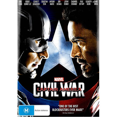 Captain America Civil War -Rare Aus Stock Comedy DVD Preowned: Excellent Condition