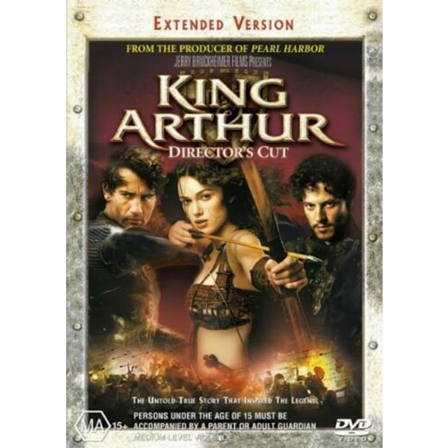 KIG ARTHUR - EXTENDED DIRECTORS CUT DVD Preowned: Disc Excellent