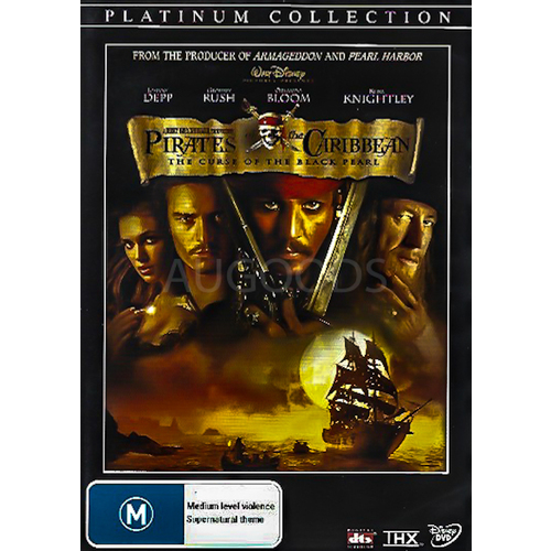 PIRATES OF THE CARIBBEAN - Rare DVD Aus Stock Preowned: Excellent Condition