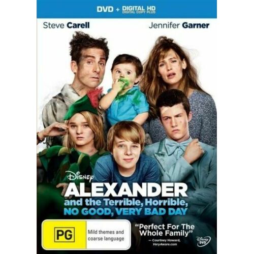 Alexander and the Terrible, Horrible, No Good, Very Bad Day -Rare Preowned DVD Excellent Condition Aus Stock