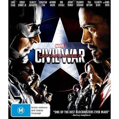 Captain America: Civil War - Rare Blu-Ray Aus Stock Preowned: Excellent Condition