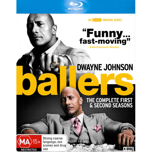 Ballers: Series 1 - 2 -Blu-Ray Comedy Series Rare Aus Stock Preowned: Excellent Condition