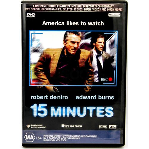 15 Minutes - Rare DVD Aus Stock Preowned: Excellent Condition