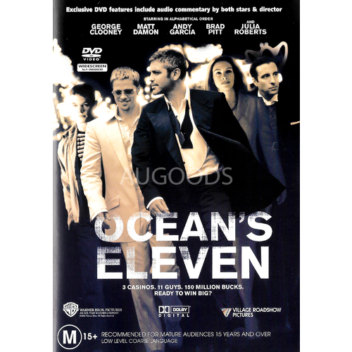 Ocean&#39;s Eleven DVD Preowned: Disc Excellent