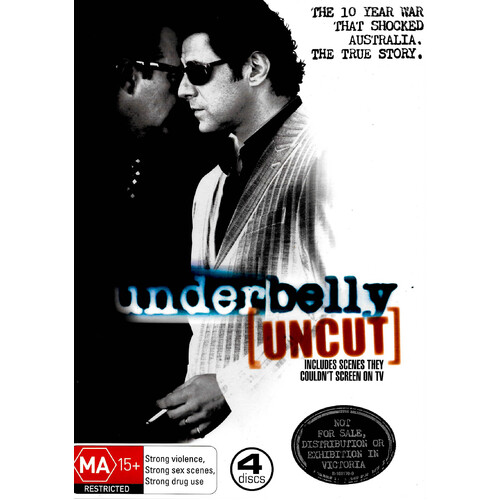 Underbelly (Uncut) -DVD Series Rare Aus Stock Preowned: Excellent Condition