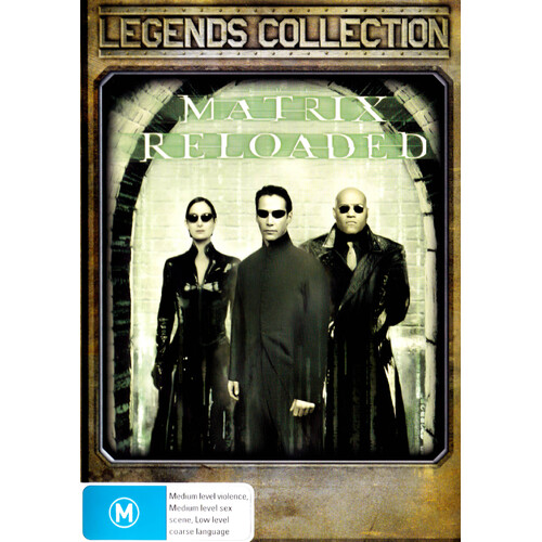 Matrix Reloaded Legends Packaging DVD Preowned: Disc Excellent
