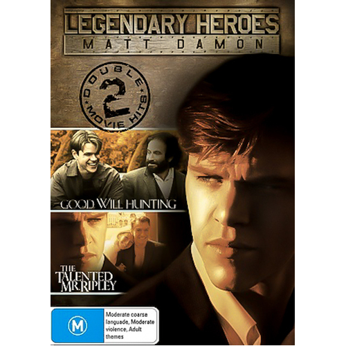 Matt Damon Legends Double -Good Will Hunting/Talented Mr DVD Preowned: Disc Excellent