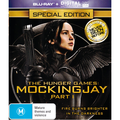 The Hunger Games Mockingjay Part 1 Blu-Ray Preowned: Disc Excellent