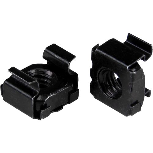 StarTech M6 Cage Nuts - 50 Pack - Black