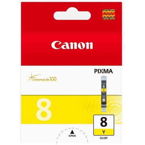 Genuine Canon CLI-8Y Yellow Inkjet Ink Cartridge