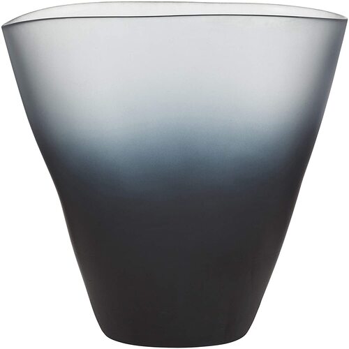 Anya Ingrid Vase- Matte Ombre Grey 14cm Diameter