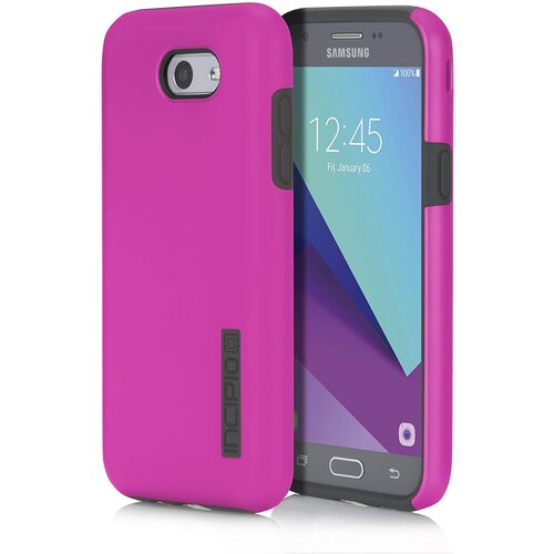 Incipio Dual Pro Samsung Galaxy J3 Dual Layer Protection - Pink/Gray