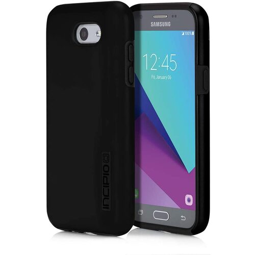 Incipio Dualpro Case for Samsung Galaxy Galaxy J3/J3 Emerge/Express Prime 2/Amp Prime 2/J3 Eclipse/J3 Mission DualPro Case, Black