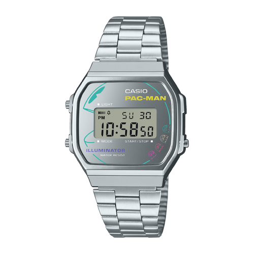 Casio A168WEPC-7A Silver Tone Digital Watch