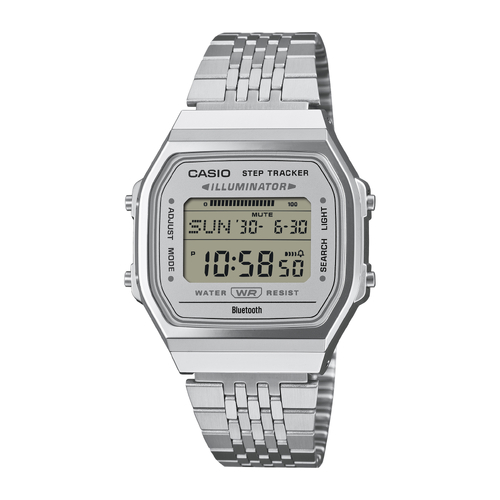 Casio ABL-100WE-7A Silver Tone Digital Watch