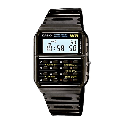 Casio Men&#39;s Vintage Watch CA-53W-1Z Calculator Resin Watch Daily Alarm AU Stock