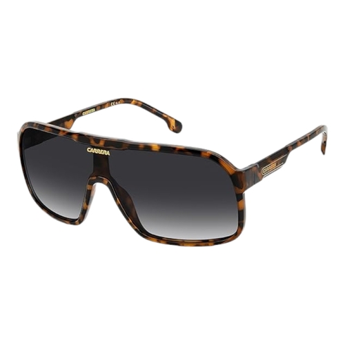 Carrera Mens 1046/S 086/99O Havana Frame Grey Lens 99mm Shield Aviator Shape