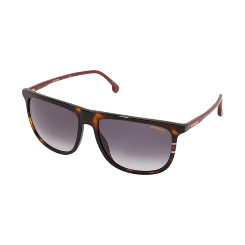 Carrera CA218S AU2/9O Sunglasses Black Red Gold Grey Gradient Lens 58mm Mens