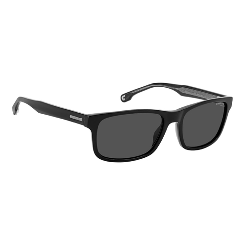 Carrera Unisex 299S 807IR Black Frame Grey Lens 57mm Rectangular Full Rim