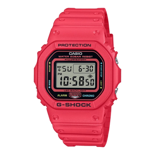 Casio G-SHOCK DW-5600EP-4 Mens Red Vivid Digital Shock Resistant Watch 200m