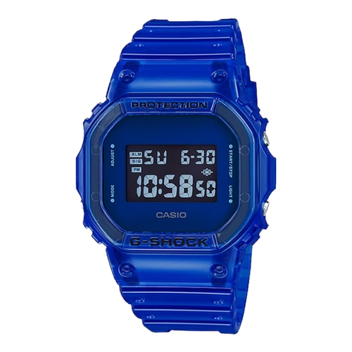 Casio G-SHOCK DW-5600SB-2 Mens Blue Semi Transparent Digital Shock Watch