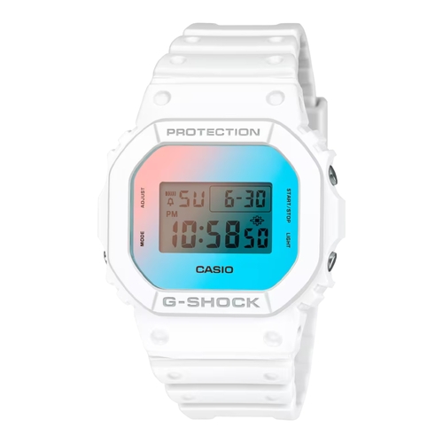 Casio G-Shock DW-5600TL-7 Mens White Beach Digital Watch Shock Resist 200M WR