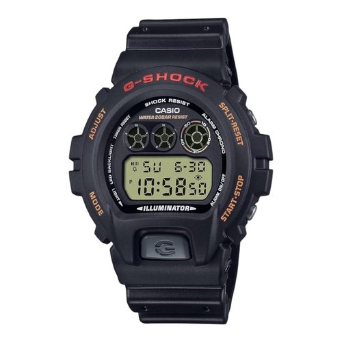 Casio G-Shock DW-6900UB-9D Mens Digital Watch 200m Resin Black Strap LED Timer