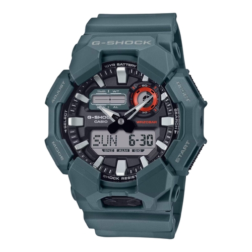 Casio G-SHOCK GA-010-2A Mens Blue Green Analog Digital 10 Year Shock Watch
