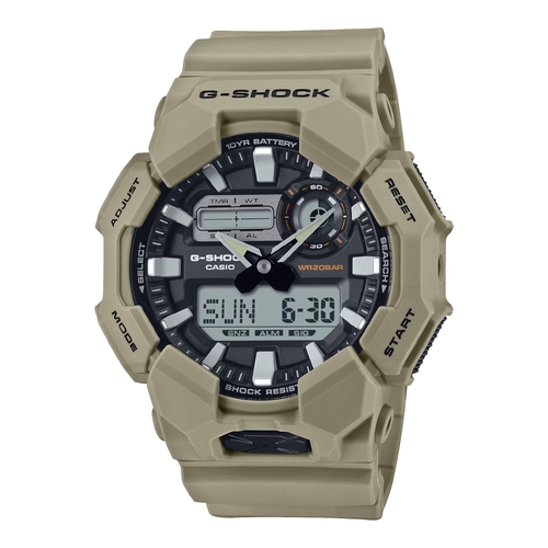 Casio G-SHOCK GA-010-5A Mens Brown Analog Digital LED World Time Shock Watch