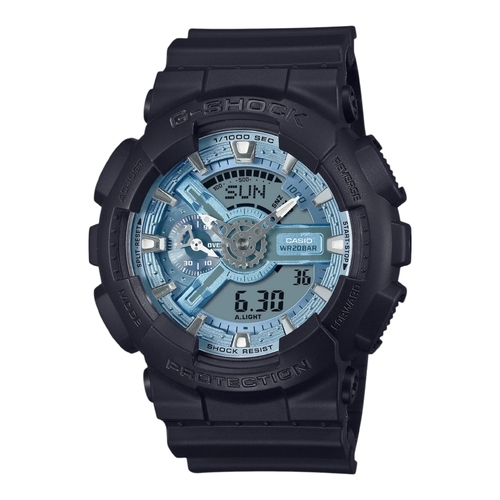 Casio G-Shock GA-110CD-1A2 Mens Watch Ice Blue Dial Resin 200m