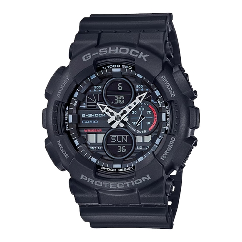 Casio G-Shock GA-140-1A1 Mens Black Analog Digital Magnetic Watch 200M