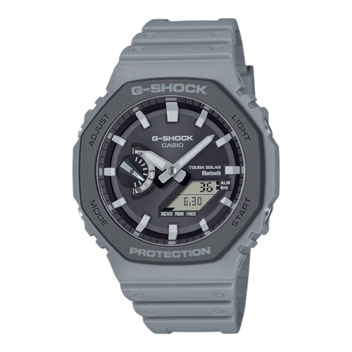 Casio G-Shock GA-B2100LUU-8A Mens Watch Grey Dial Resin Band Solar 200M