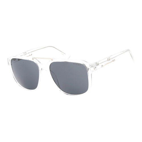 Guess Factory GF5078-26X Men’s Sunglasses Blue Mirror Crystal Frame 59mm UV400