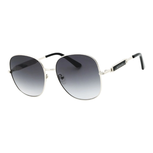 GUESS GF6190 10B Womens Sunglasses Grey Metal Frame Grey Lens 58mm UV400