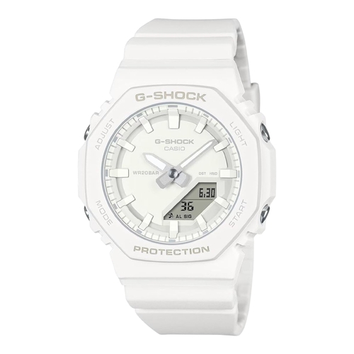 Casio G Shock GMA-P2100-7A Unisex Analog Digital Watch White Bio Resin 200M