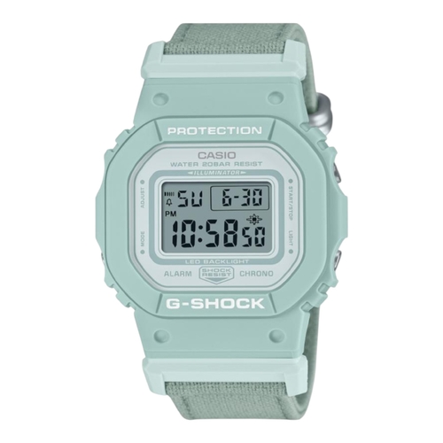 Casio G Shock GMD-S5600CT-3 Women Digital Watch Organic Cloth Band 200M LED