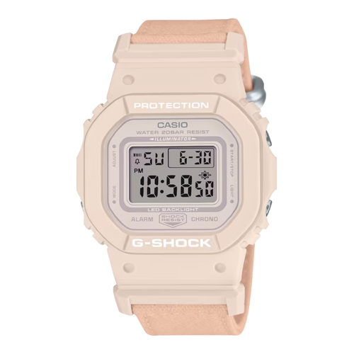 Casio G-Shock GMD-S5600CT-4 Womens Sakura Pink Cloth Digital Watch 200M WR