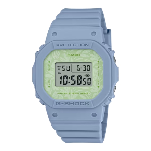 Casio G Shock GMD-S5600NC-2 Women Digital Watch Blue Bio Resin 200M LED
